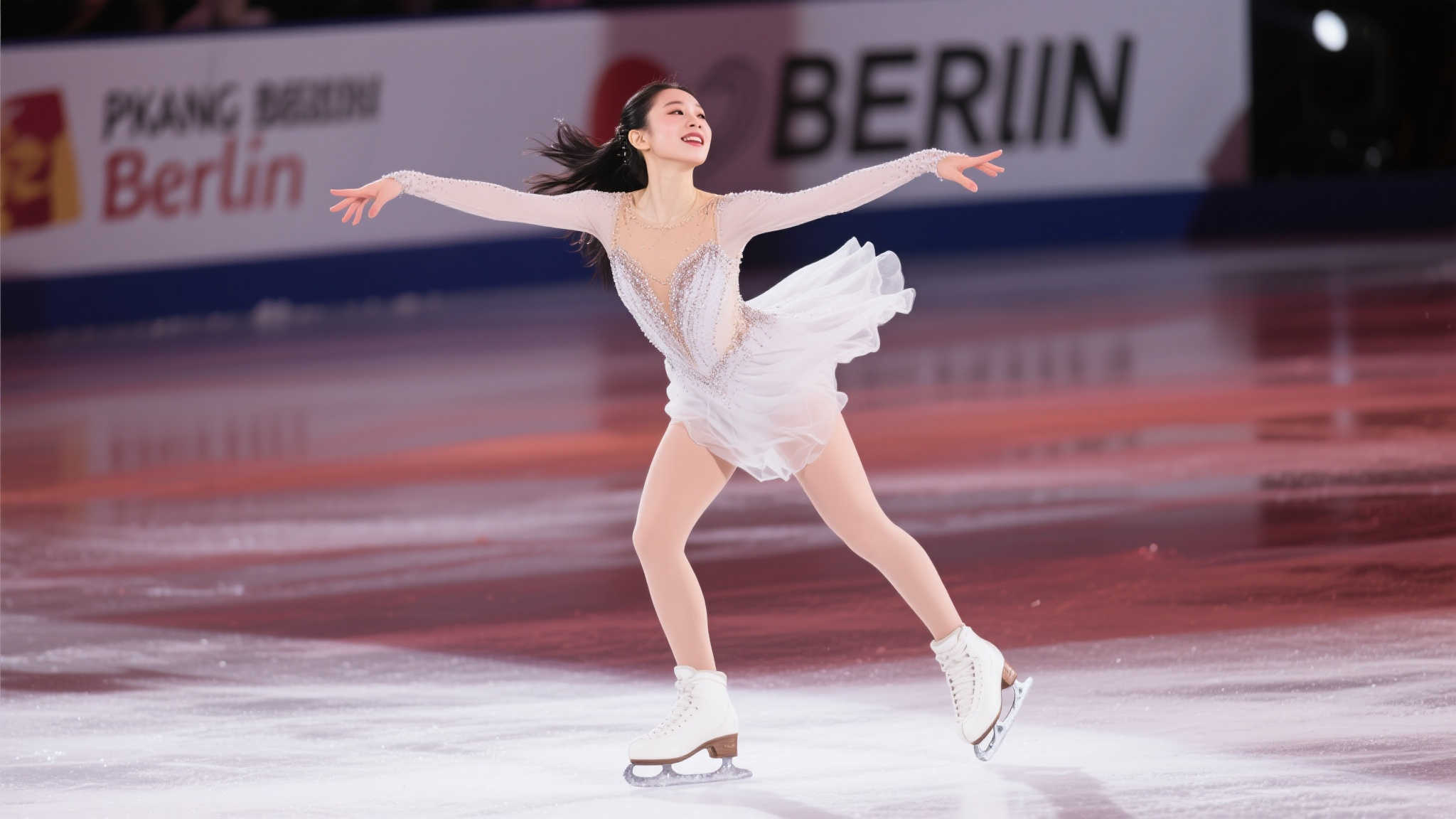 张柏芝年轻时的花样滑冰表演令人惊叹